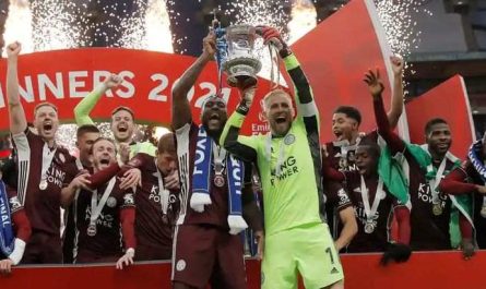 Leicester City sarbatoreste castigarea Cupei Angliei