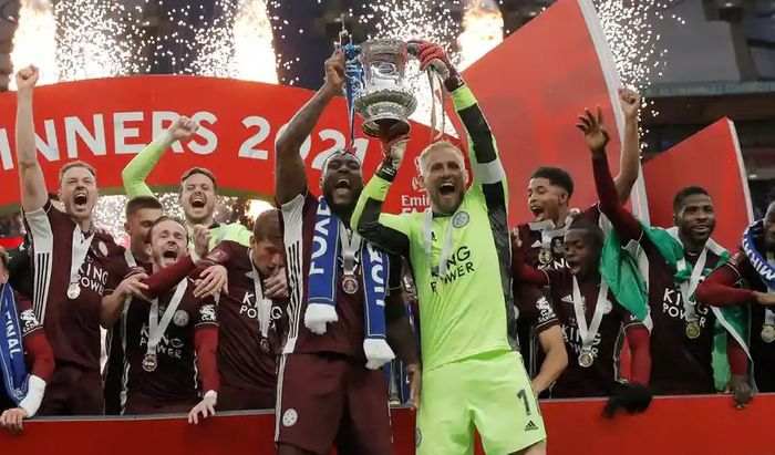 Leicester City sarbatoreste castigarea Cupei Angliei