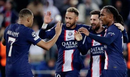 PSG cu Mbappe Neymar Messi Sanches
