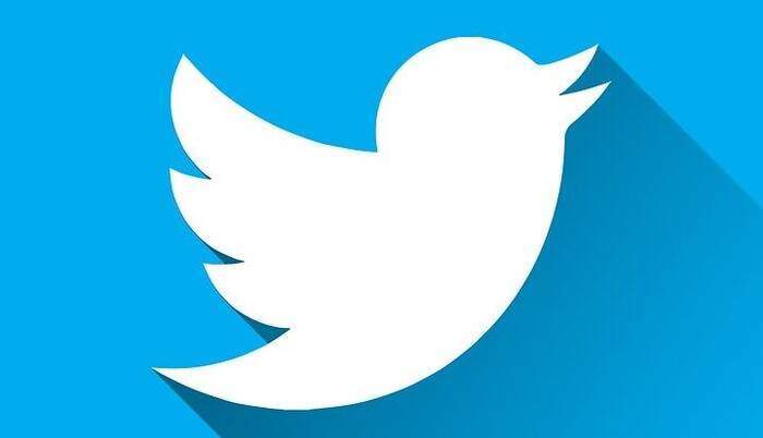 twitter simbol logo cu umbra