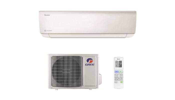 Aparat aer conditionat Gree GWH12AAB-K6DNA4B Bora A4 Silver Racire 12283BTU Incalzire 13648BTU Clasa A++ Wi-Fi Kit Instalare Inclus Alb