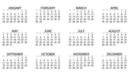 Calendar, sarbatori, zile libere