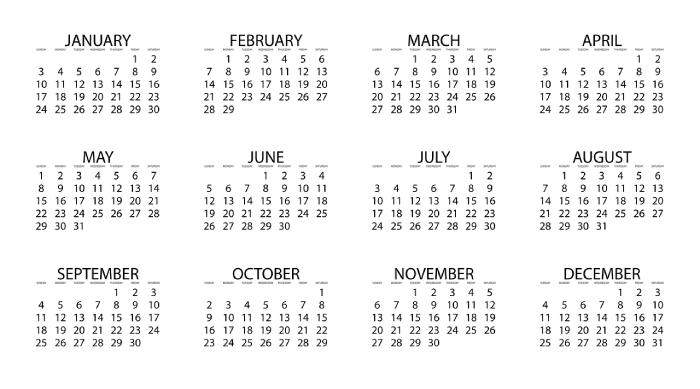 Calendar, sarbatori, zile libere