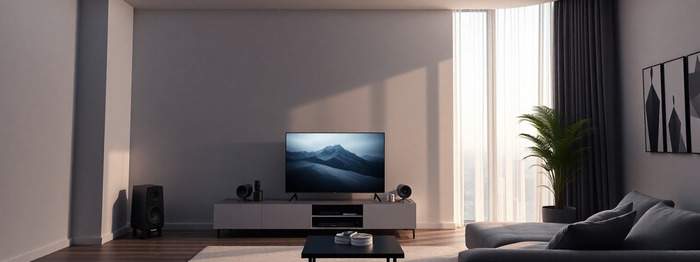 televizor smart camera de zi sufragerie masuta boxe