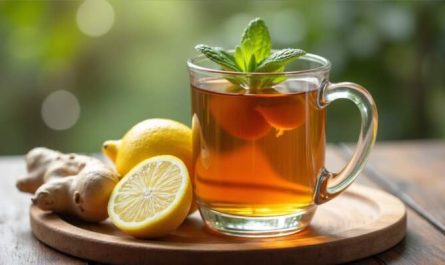 ceai de ghimbir lamaie menta