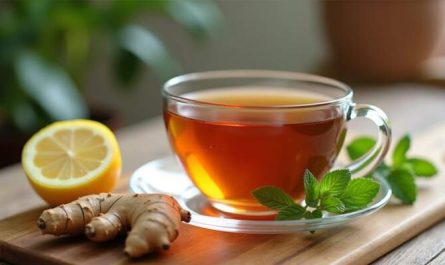 ceai ghimbir lamaie miere albine menta