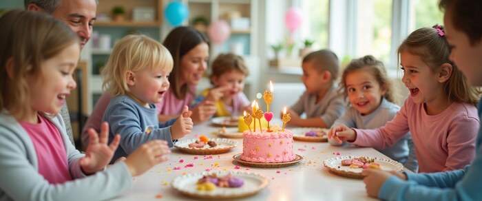 petrecere copii parinti bucurie veselie