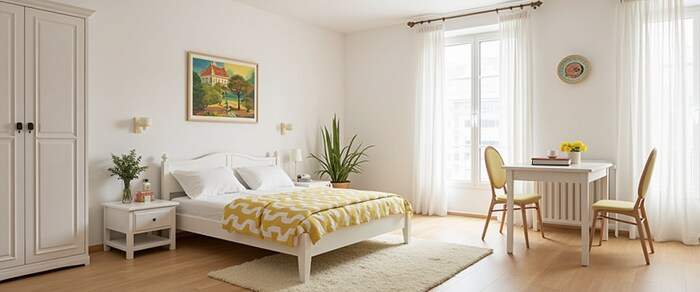 Sfaturi si idei pentru amenajarea dormitorului: Cum sa ai o camera spatioasa