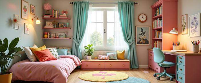 Amenajarea dormitorului ca o cameră pentru copii școlari